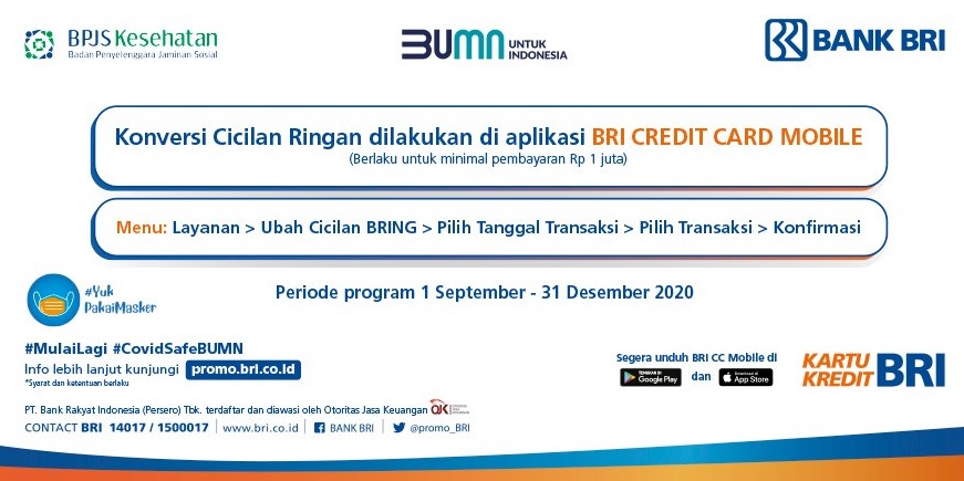 Bayar BPJS Lewat Bank BRI Lebih Mudah