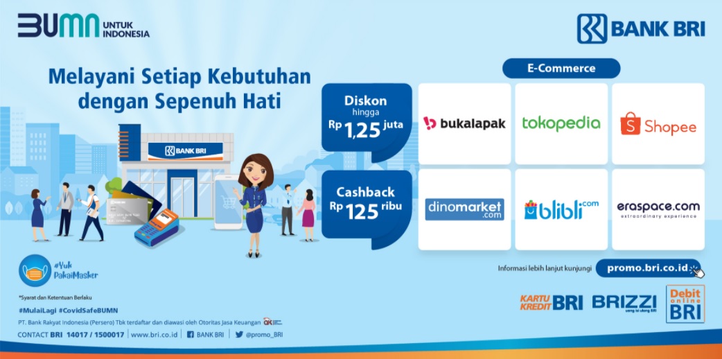 Cara Bayar Bukalapak Lewat ATM BRI Gaperlu Ribet