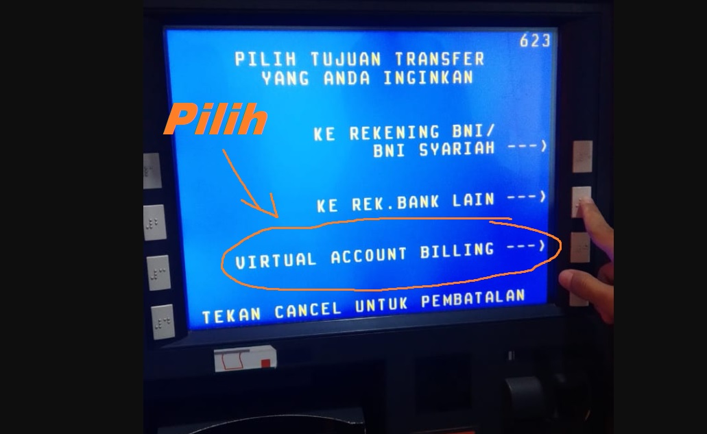 Cara Top Up OVO Via ATM BNI