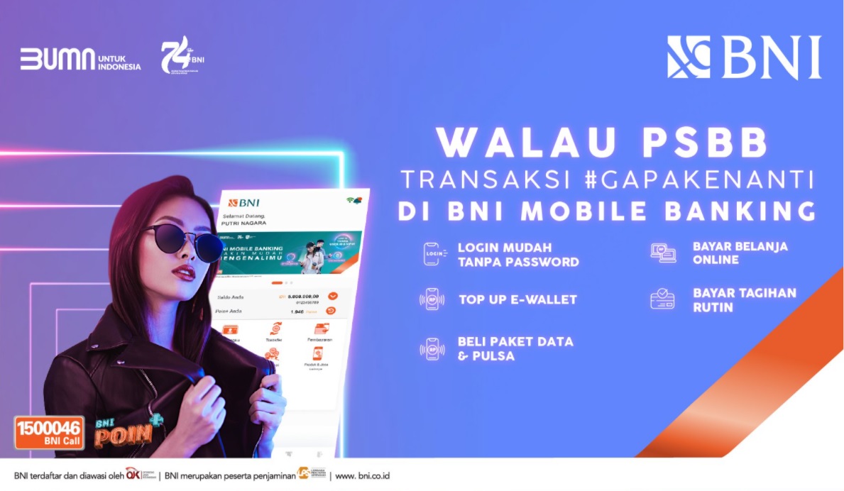 Ini Cara Transfer Uang ke Sesama Pengguna BNI Mudah