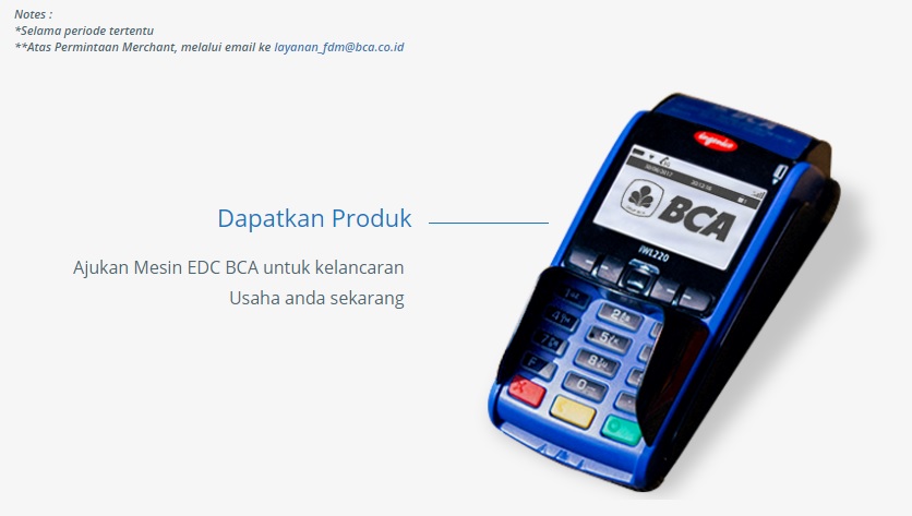 Mesin EDC BCA Mudah Bertransaksi