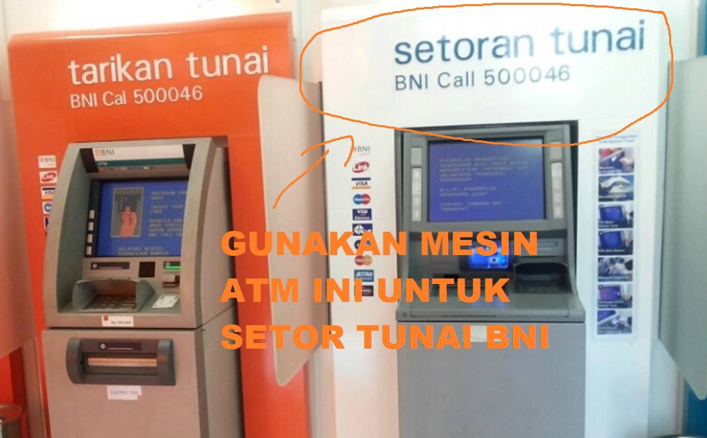 Setor Tunai di Mesin ATM CDM BNI