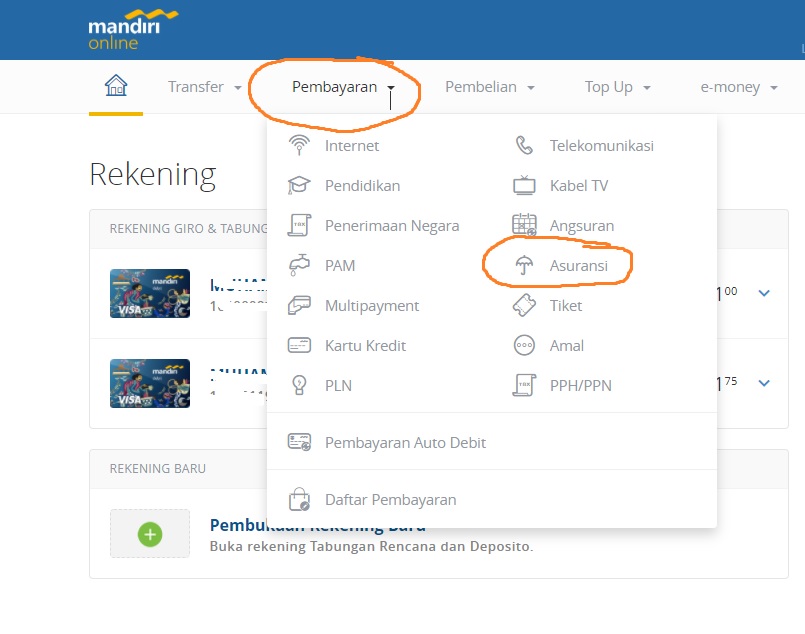 Cara Bayar BPJS Lewat Mobile Banking Mandiri