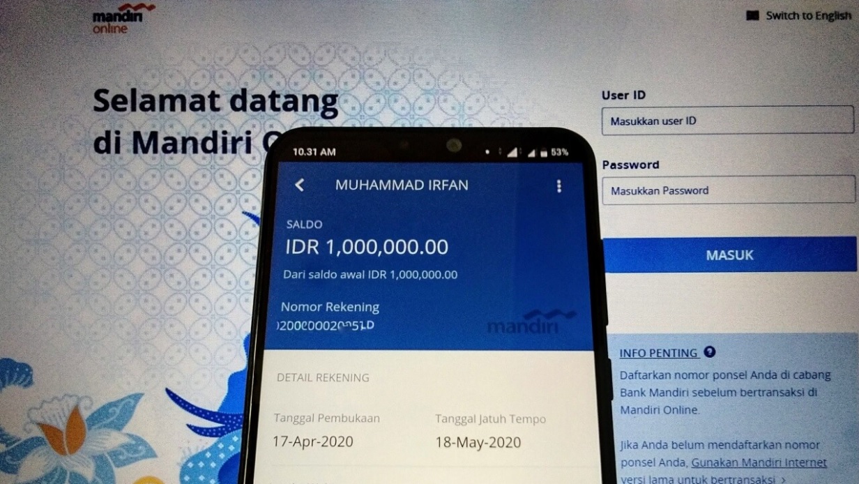 Cara Cek Saldo ATM MANDIRI Dengan Mudah