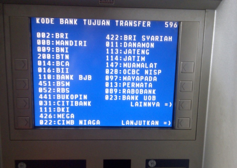 Kode transfer bank Mandiri ke Bca