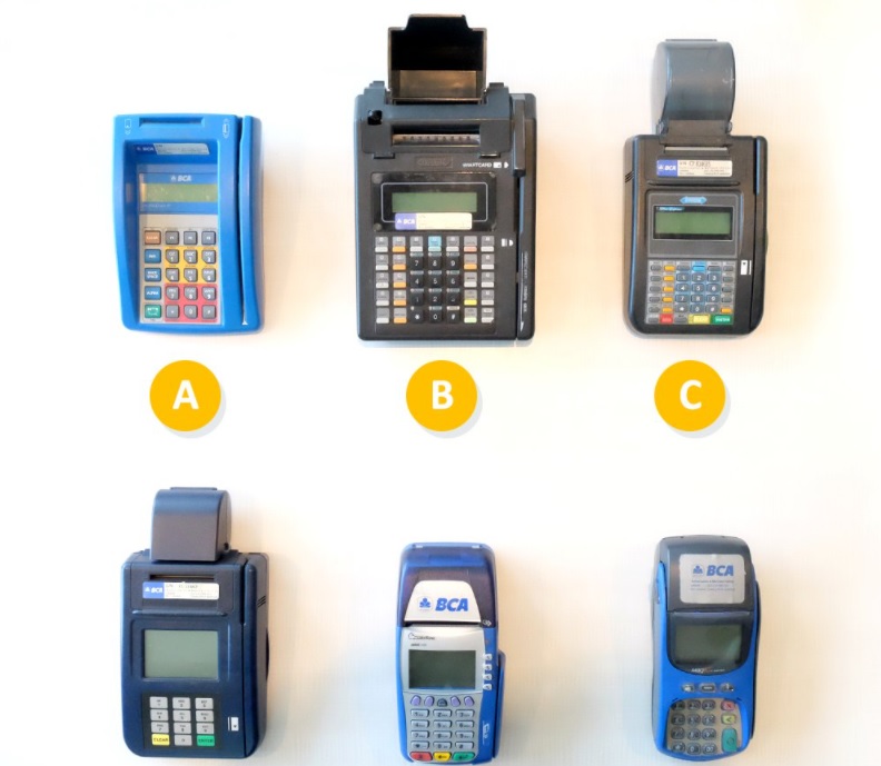 Mesin EDC BCA, BRI, MANDIRI dan BNI