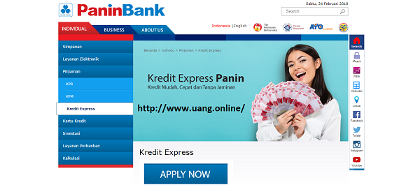 Cara Mengajukan KTA Bank Panin Kredit  Express