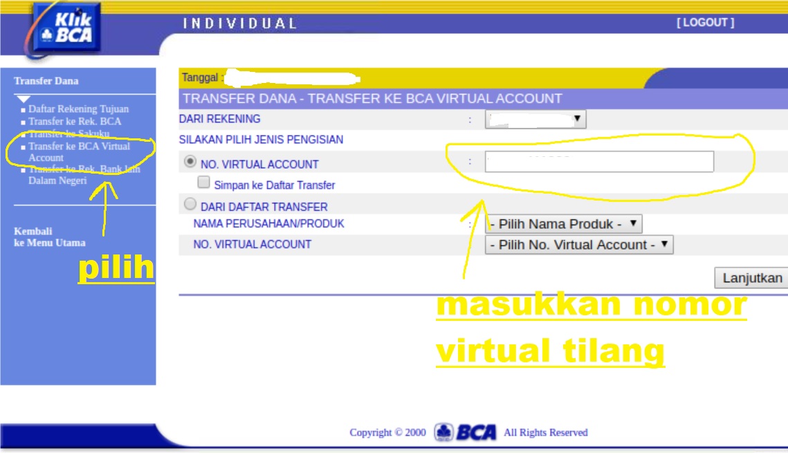 Cara Bayar E-Tilang Lewat Internet Banking BCA