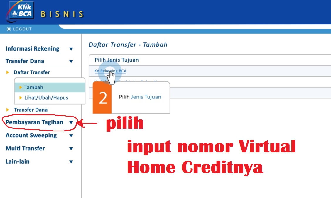 Cara Bayar Home Credit lewat Internet Banking BCA