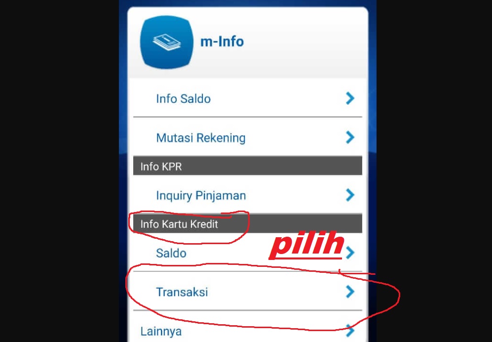Cara Cek Tagihan Kartu Kredit BCA Lewat BCA Mobile (m-banking BCA)