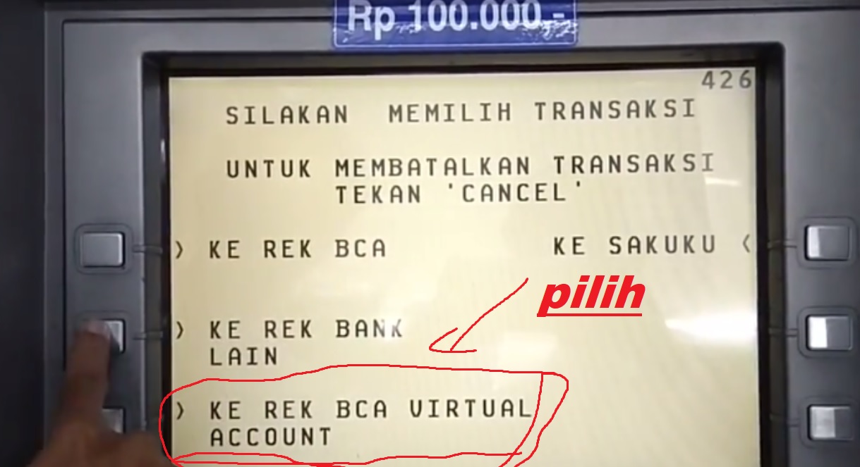 Cara Top Up Ovo Lewat ATM BCA