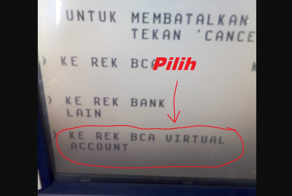Cara Top Up Shopeepay Lewat ATM BCA