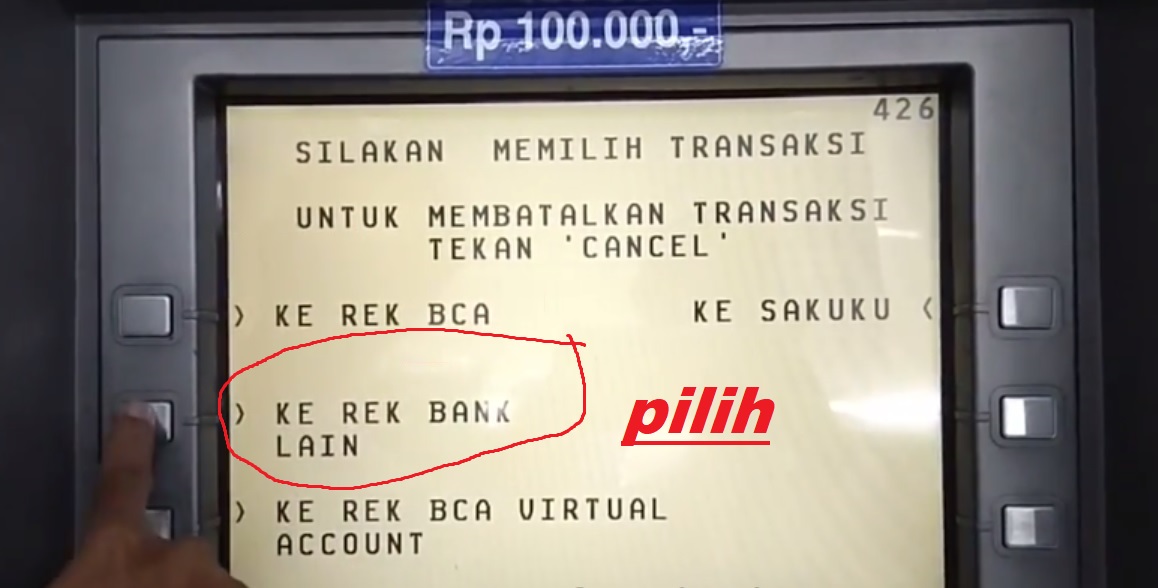 Cara Transfer Uang lewat ATM BCA ke Rekening Bank Lain