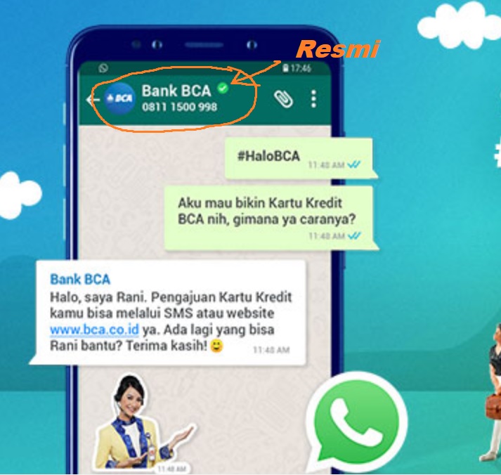 Cara Atasi KlikBCA Terblokir via Whatsapp BCA 08111500998