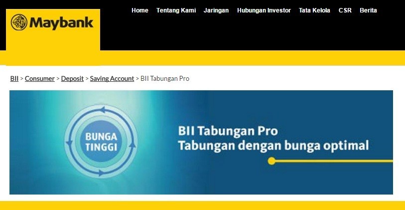 Cara Buka dan Syarat Tabungan Gold MayBank