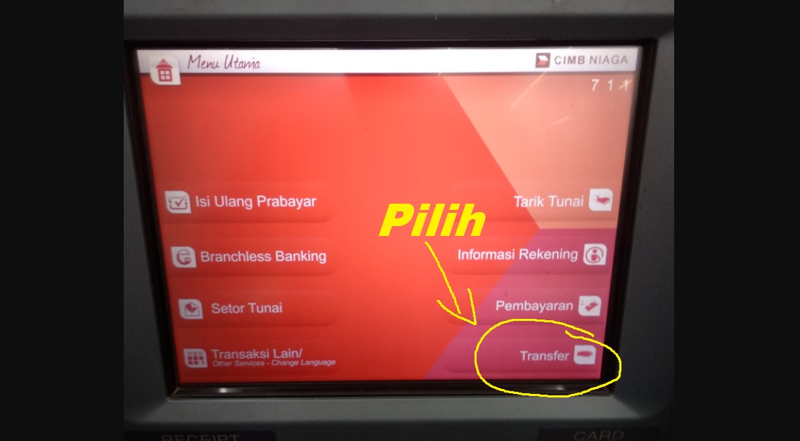 Cara Isi OVO Lewat ATM CIMB Niaga