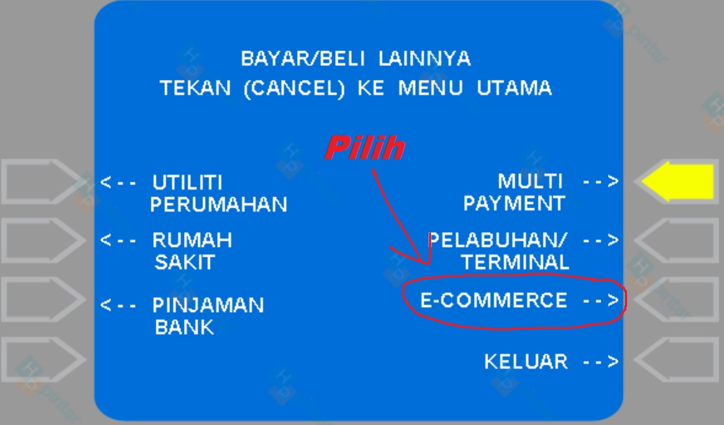 Cara Isi Ovo Via ATM Mandiri