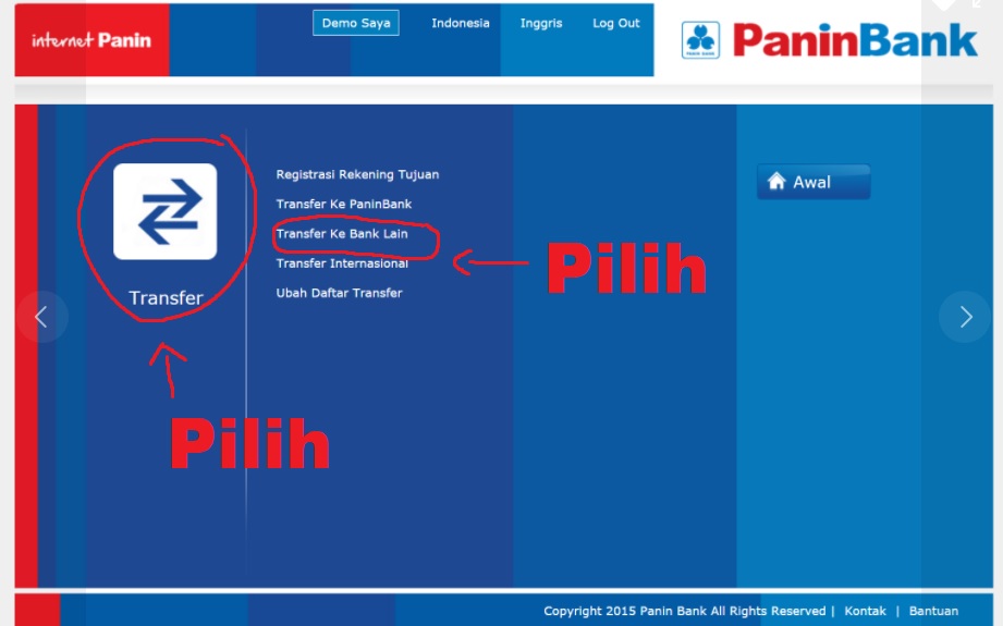 Cara Top Up OVO Lewat Internet Banking Panin (Internet Panin)