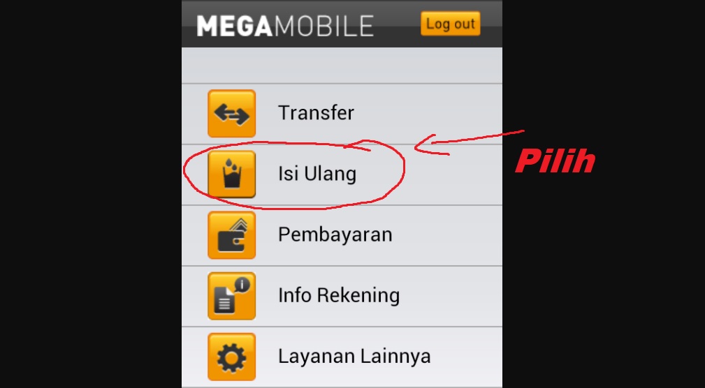 Cara Top Up OVO Lewat Mega Mobile