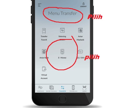 Cara Top Up OVO Lewat Mobile Banking Maybank (M2u ID)
