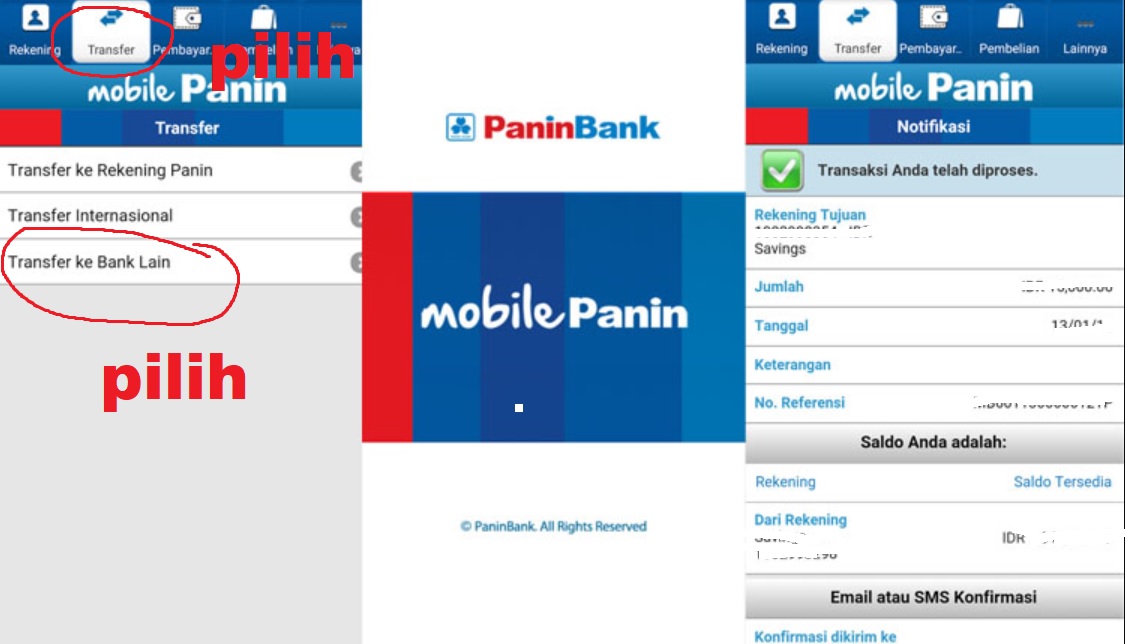 Cara Top Up OVO Lewat Mobile Banking Panin (MobilePanin)