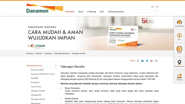 Tabungan Supercombo Bank Danamon