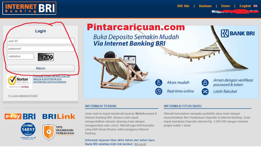 Cara Cek Saldo BRI Melalui Internet Banking BRI