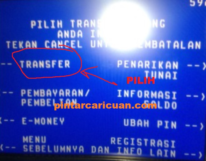 Cara Transfer BRI ke BCA lewat ATM