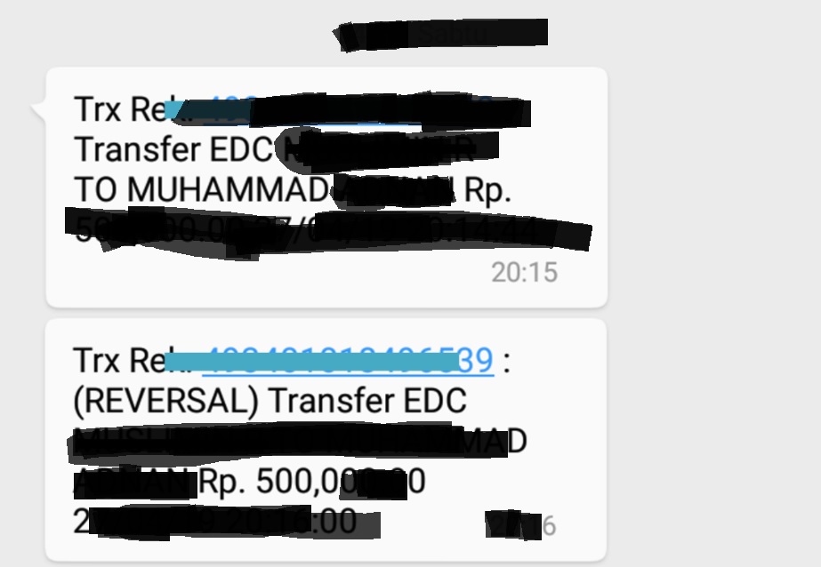 SMS Banking Mandiri Terblokir