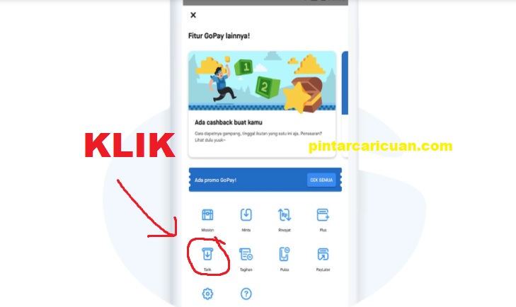 Tutorial transfer saldo Gopay ke OVO