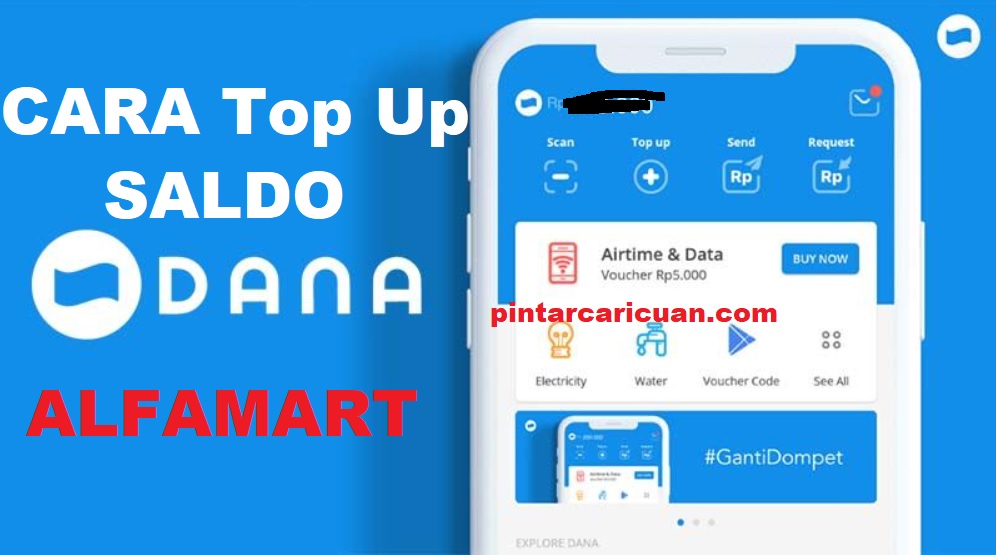 Cara isi saldo Dana lewat Alfamart